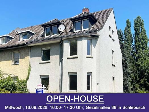 Doppelhaushälfte zum Kauf 398.000 € 7 Zimmer 161 m² 718 m² Grundstück Gezelinallee 88 Schlebusch Leverkusen 51375