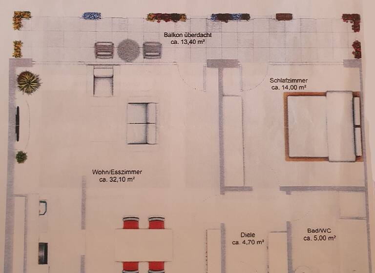 Wohnung zur Miete 950 € 2 Zimmer 62,5 m² Geschoss 13/14 frei ab 01.06.2026 Wilhelm-Hauff-Straße 20 Herrenbach Augsburg 86161