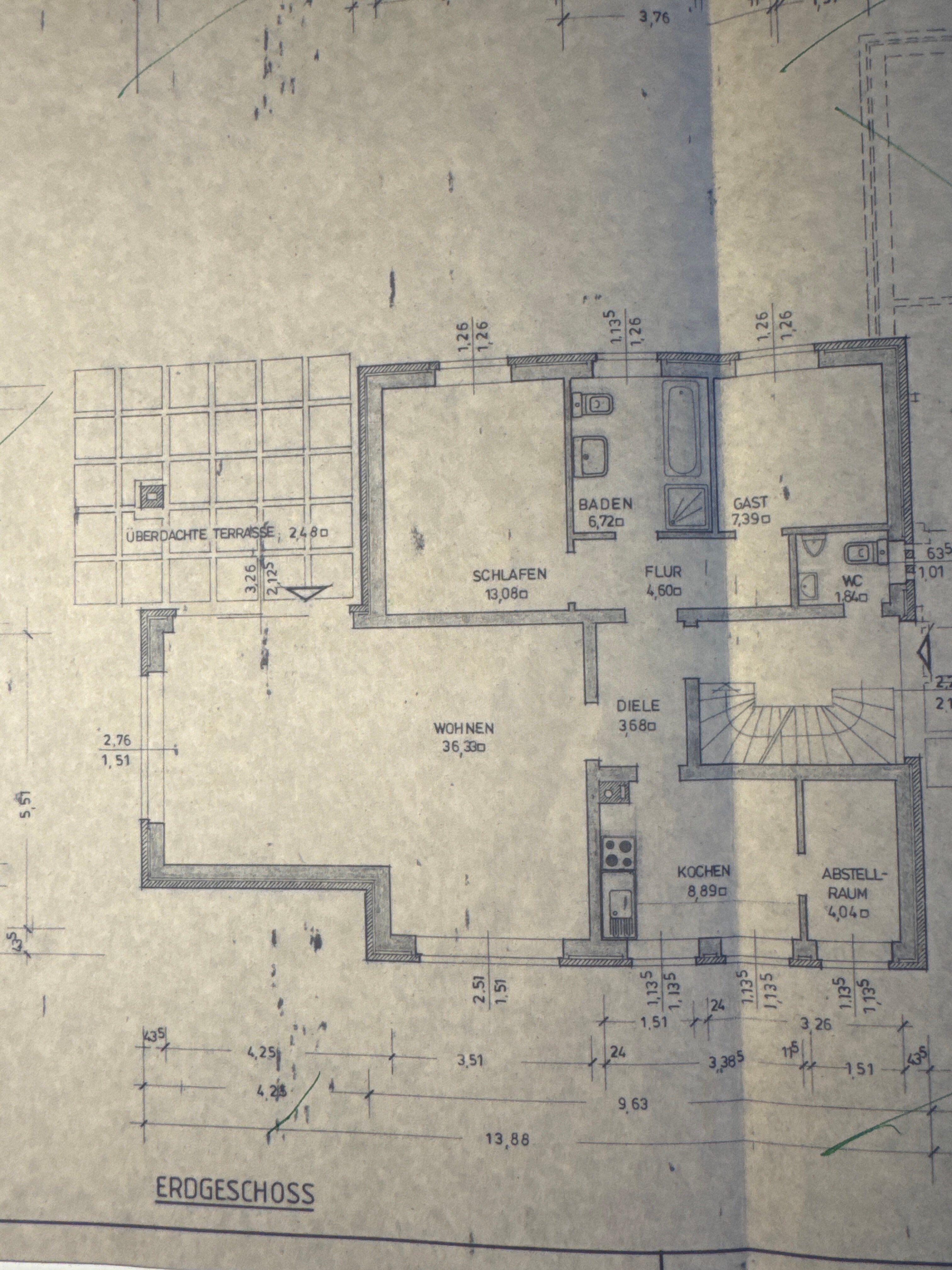 Terrassenwohnung zur Miete 740 € 3 Zimmer 89,1 m²<br/>Wohnfläche EG<br/>Geschoss ab sofort<br/>Verfügbarkeit Postillonweg 28 Häverstädt 3 Minden 32429