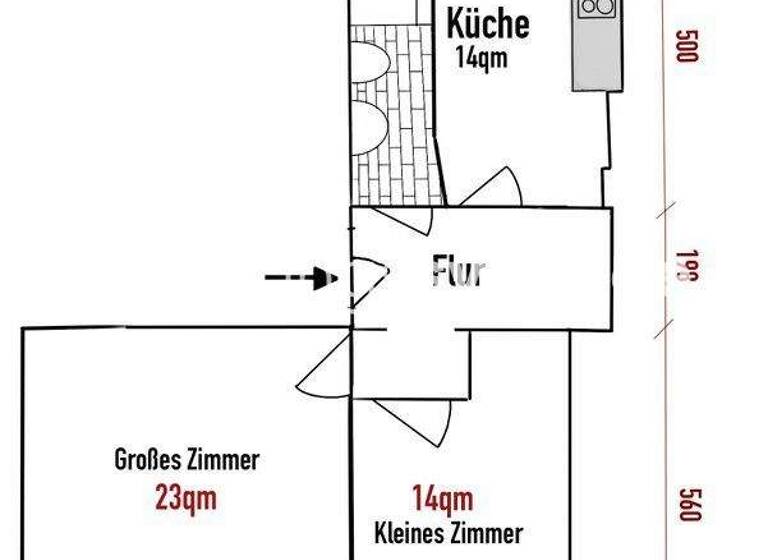 Wohnung zur Miete Tauschwohnung 570 € 2 Zimmer 63 m² 3. Geschoss Moabit Berlin 10557