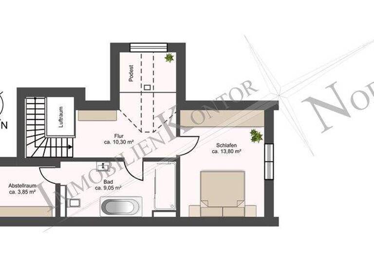 Maisonette zur Miete 2.015 € 4 Zimmer 126,2 m² 1. Geschoss Lütjensee 22952