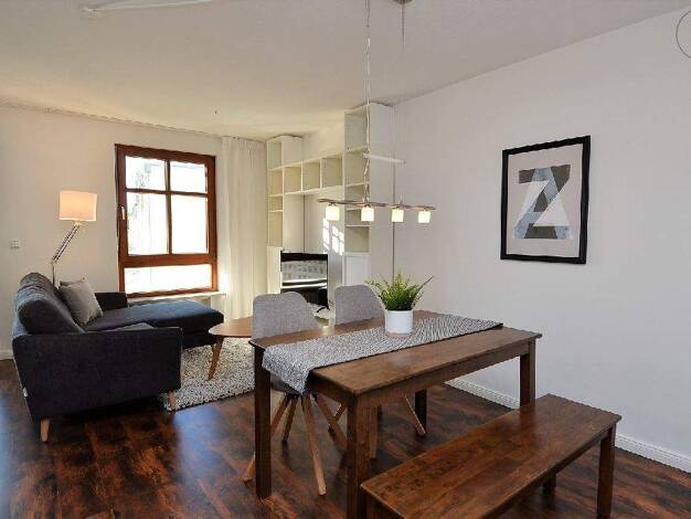 Studio zur Miete Wohnen auf Zeit 1.100 € 1 Zimmer 48 m² frei ab 01.04.2026 Antonsviertel Augsburg 86159