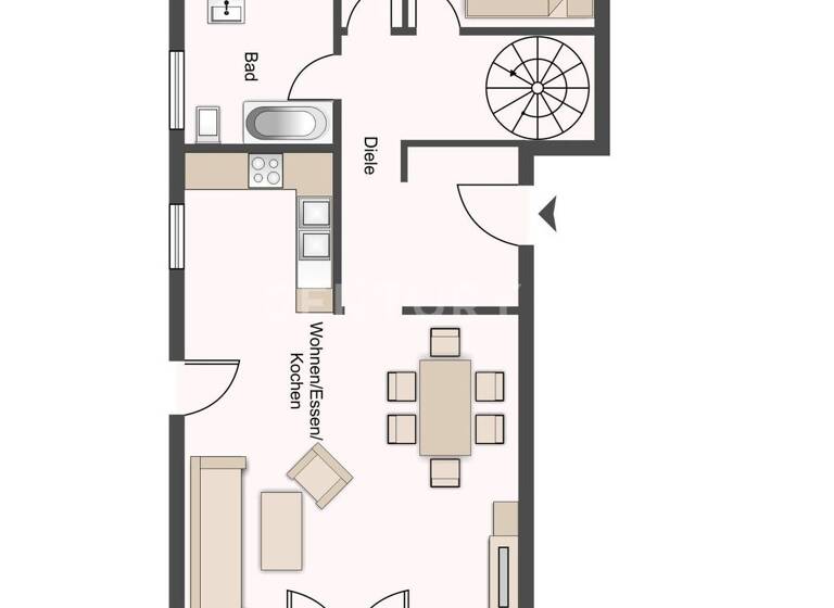 Maisonette zum Kauf 425.000 € 5 Zimmer 125 m² 1. Geschoss frei ab 31.12.2026 Groß-Gerau 64521