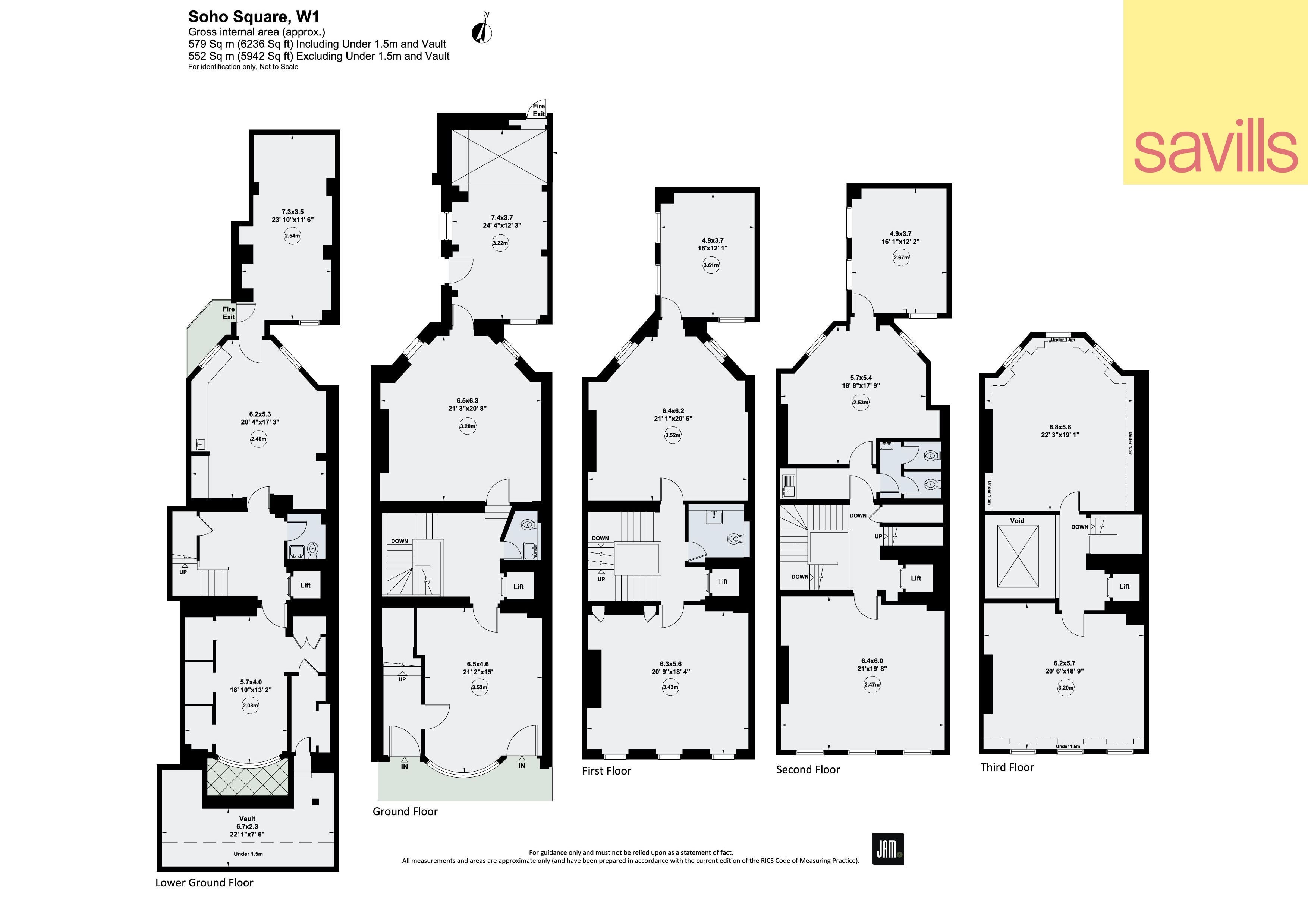 Haus zum Kauf provisionsfrei 9.072.900 € 6 Zimmer 579,3 m²<br/>Wohnfläche City of Westminster W1D 3QF