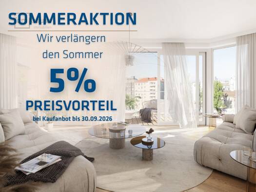 Wohnung zum Kauf - Neubau 490.900 € 2 Zimmer 40,8 m² 5. Geschoss frei ab 01.03.2027 Landstraße 1030