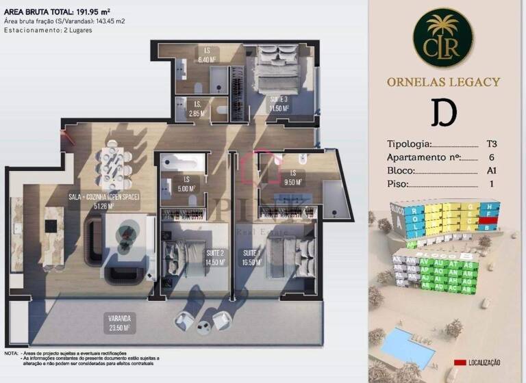 Wohnung zum Kauf 950.000 € 192 m² Calheta 9370