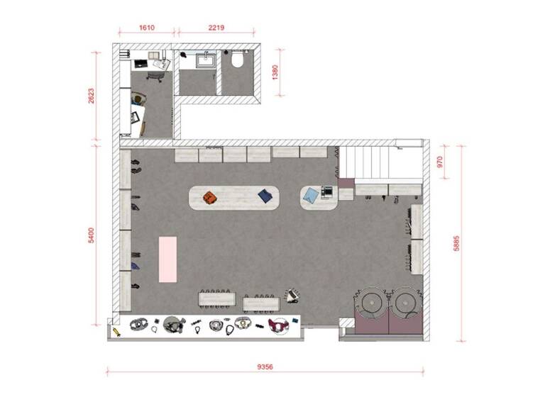Verkaufsfläche zur Miete provisionsfrei 2.021 € 57 m² Verkaufsfläche Thalk.Obersendl.-Forsten-Fürstenr.-Solln München 81475