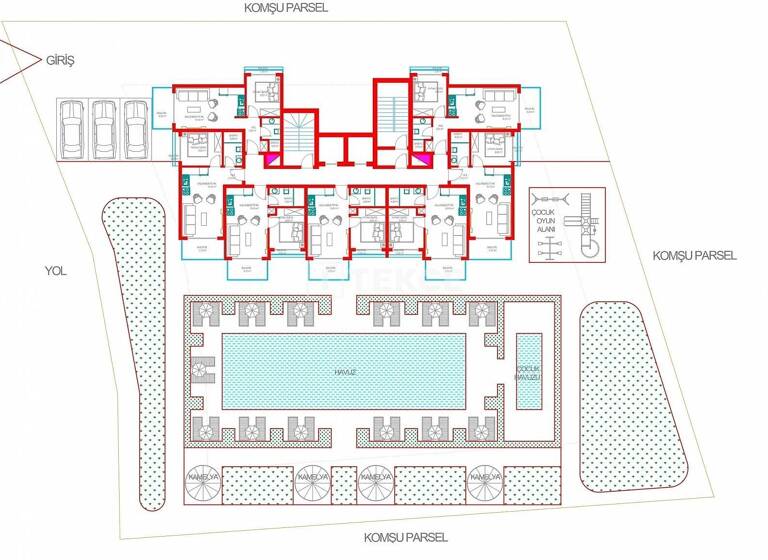 Studio zum Kauf 77.000 € 2 Zimmer 60 m² EG Antalya 07410