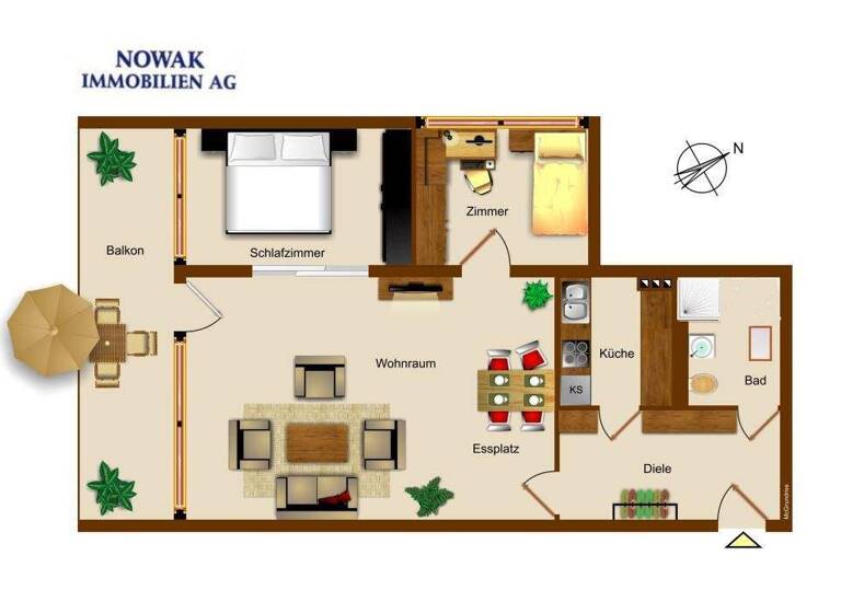 Wohnung zum Kauf provisionsfrei 240.000 € 2,5 Zimmer 52,5 m² 1. Geschoss Bad Reichenhall 83435