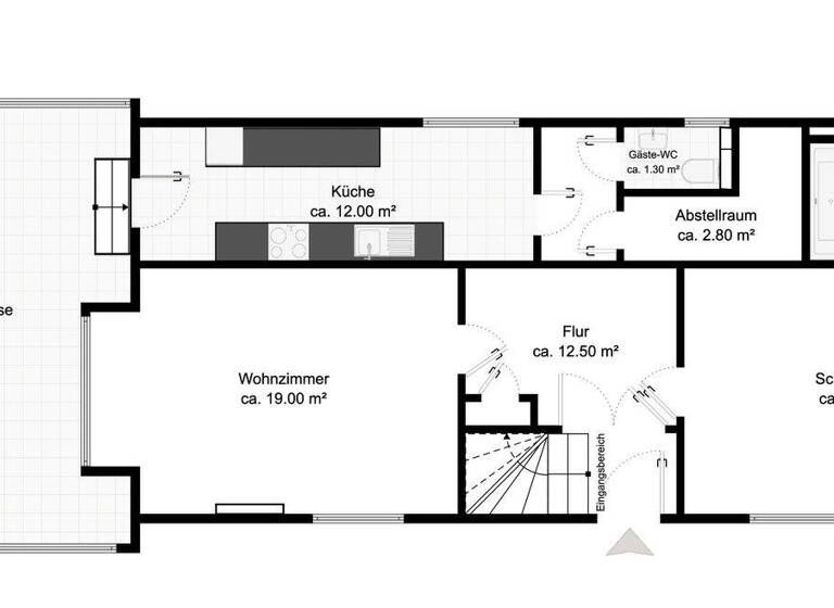 Mehrfamilienhaus zum Kauf 370.000 € 6 Zimmer 209,8 m² 2.028 m² Grundstück frei ab sofort Langenbernsdorf 08428
