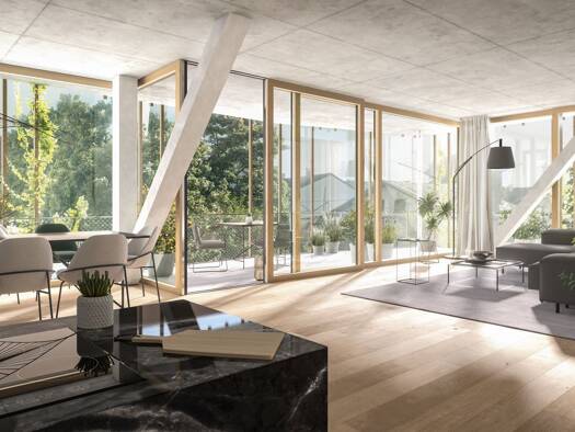 Wohnung zum Kauf - Erstbezug provisionsfrei 1.215.000 € 3 Zimmer 129 m² 2. Geschoss Kirchzeile 7 a Bad Aibling Bad Aibling 83043