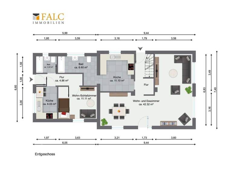 Einfamilienhaus zum Kauf 450.000 € 5 Zimmer 169,5 m² 485 m² Grundstück Bürgerfelde Oldenburg 26121