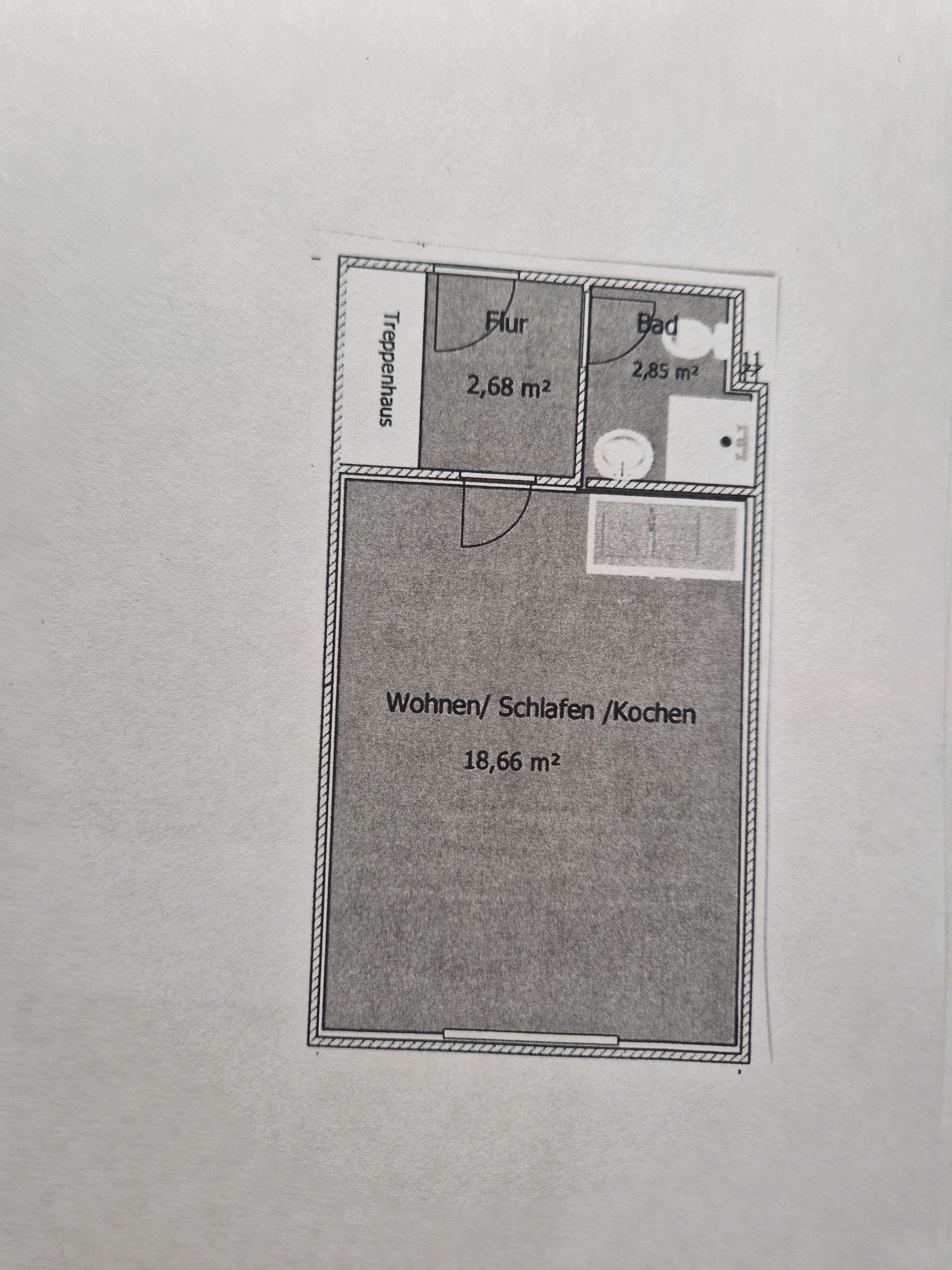 Wohnung zum Kauf als Kapitalanlage geeignet 69.000 € 1 Zimmer 24,2 m²<br/>Wohnfläche Teutonenweg 5 St. Lorenz - Süd Lübeck 23558