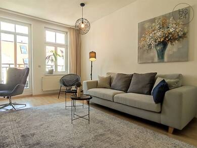 Wohnung zur Miete Wohnen auf Zeit 1.150 € 2 Zimmer 49 m² frei ab 01.10.2025 Südvorstadt Leipzig 04275