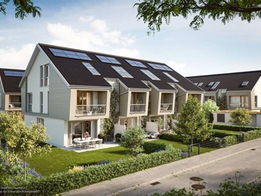 Reihenmittelhaus zum Kauf - Neubau provisionsfrei 1.206.000 € 4 Zimmer 128,1 m² 114 m² Grundstück Rotdornweg 35 a Am Wald Taufkirchen 82024
