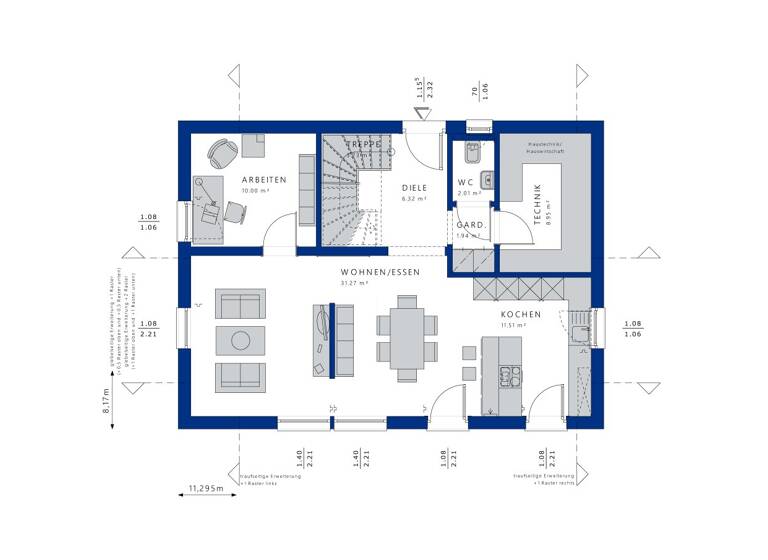Haus zum Kauf 587.365 € 5,5 Zimmer 147 m² 463 m² Grundstück Herdecke 58313