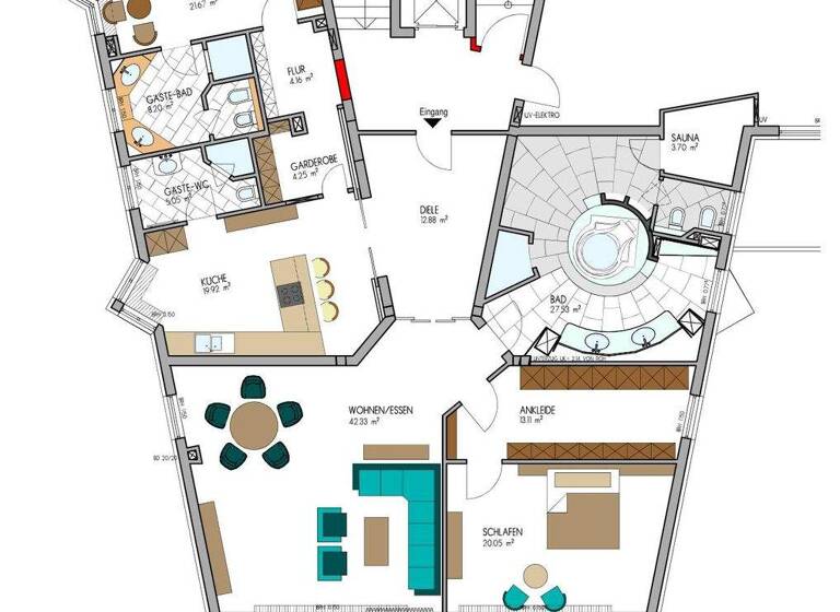 Wohnung zum Kauf 699.000 € 4 Zimmer 190,4 m² St Johann Saarbrücken 66123
