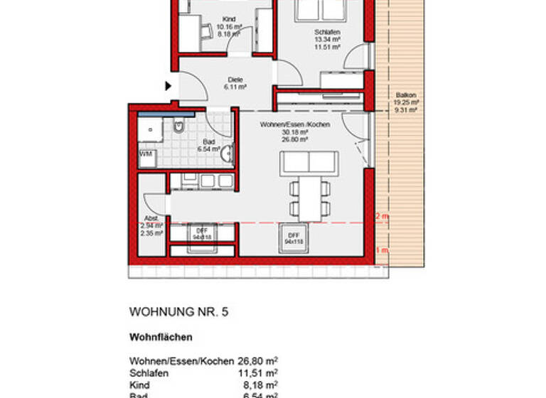 Wohnung zum Kauf - Erstbezug provisionsfrei 453.000 € 3,5 Zimmer 70,8 m² 2. Geschoss Storchenweg 12 Büchenbronn Pforzheim 75180