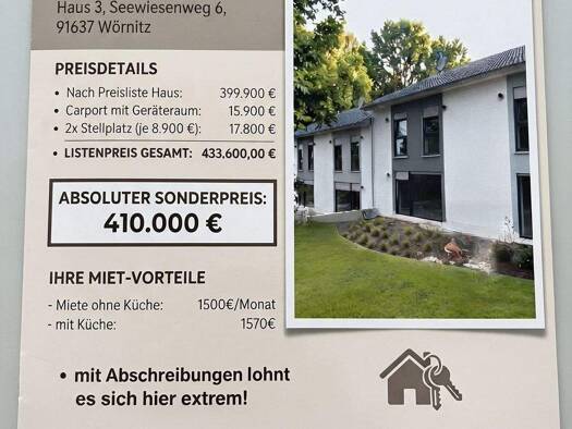 Einfamilienhaus zum Kauf - Erstbezug provisionsfrei als Kapitalanlage geeignet 399.990 € 4 Zimmer 122 m² Crailsheim Crailsheim 74564
