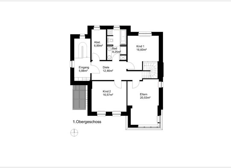 Maisonette zur Miete 3.000 € 5,5 Zimmer 158,9 m² Geschoss 1/3 frei ab 15.06.2026 Groß Flottbek Hamburg 22607