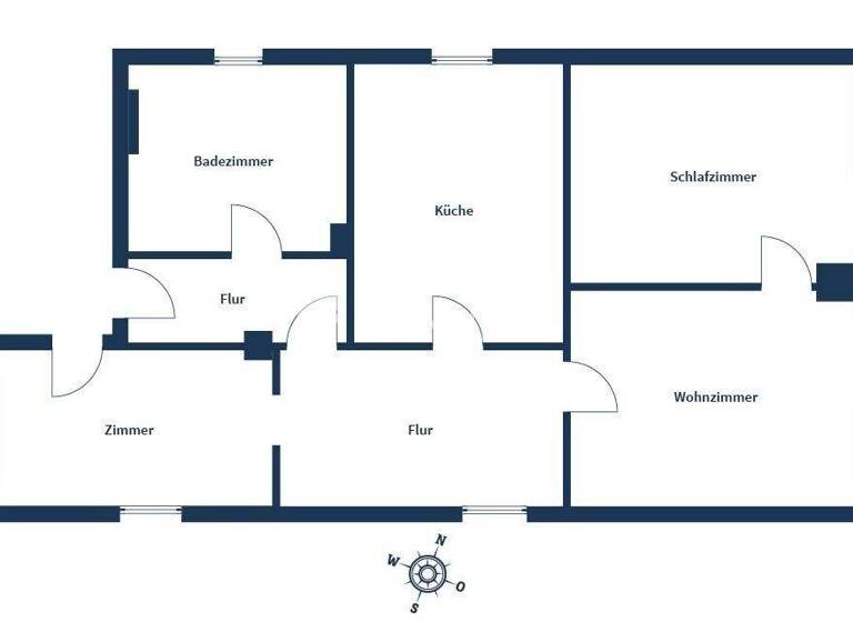 Wohnung zum Kauf 109.000 € 3 Zimmer 74 m² 2. Geschoss Sinsen-Lenkerbeck Marl 45770