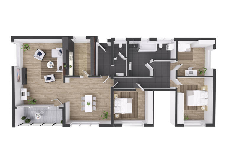 Wohnung zum Kauf als Kapitalanlage geeignet 5 Zimmer 128,5 m²<br/>Wohnfläche Hindelwangen Stockach 78333