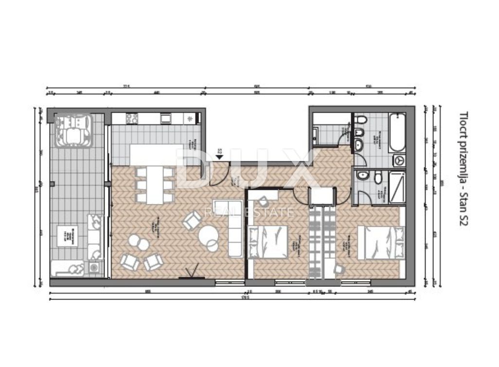 Wohnung zum Kauf 630.000 € 3 Zimmer 107 m²<br/>Wohnfläche Opatija 51410