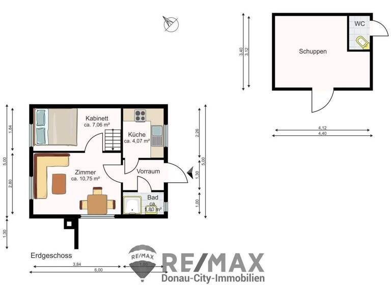 Haus zum Kauf 120.000 € 1 Zimmer 26 m² 848 m² Grundstück Bockfließ 2213