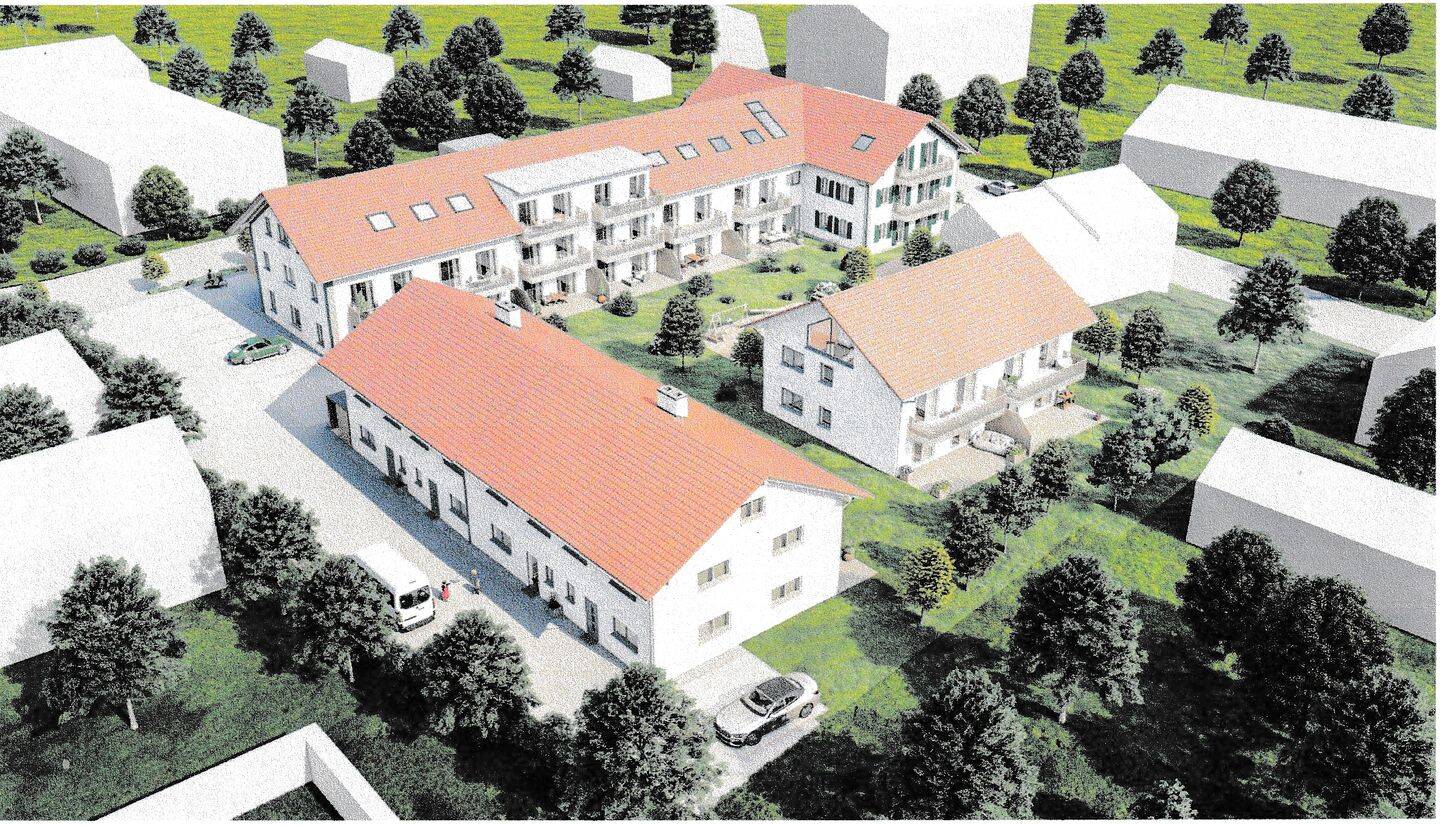 Immobilie in Pforzen - NEUBAU Wohnanlage Wohnungen/Reihenhäuser bei Pforzen - Bild 0