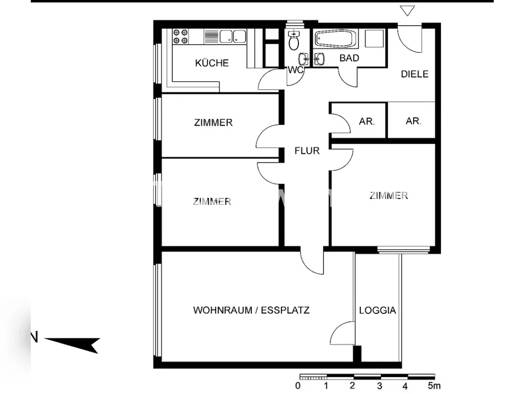Wohnung zur Miete Tauschwohnung 621 € 4 Zimmer 108 m² 4. Geschoss Tegel Reinickendorf 13439