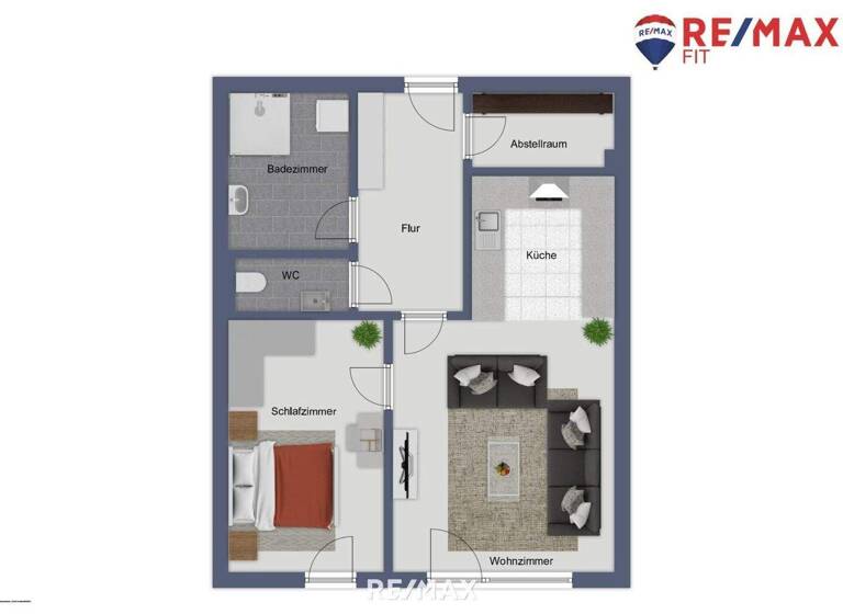 Wohnung zur Miete - Erstbezug 780 € 2 Zimmer 58,5 m² Haag am Hausruck 4680