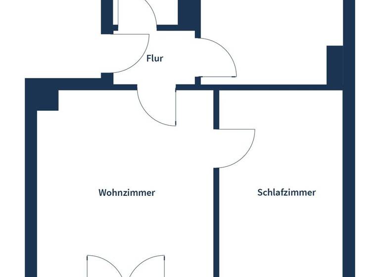 Wohnung zum Kauf 90.000 € 2 Zimmer 44 m² EG Stadtgebiet Sankt Georgen im Schwarzwald 78112