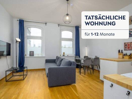 Wohnung zur Miete 1.484 € 2 Zimmer Zentrum-Ost Leipzig 04103