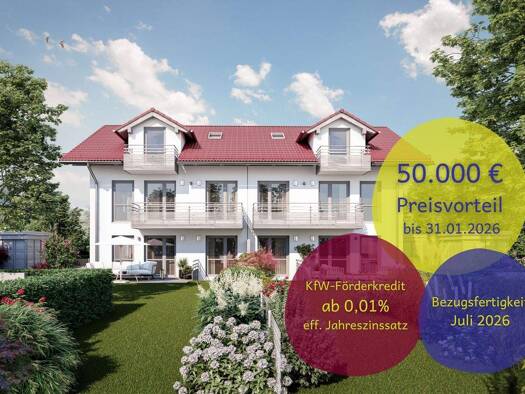 Maisonette zum Kauf - Neubau provisionsfrei 1.049.900 € 5 Zimmer 127,6 m² Ringbergstraße 18 Sauerlach 82054