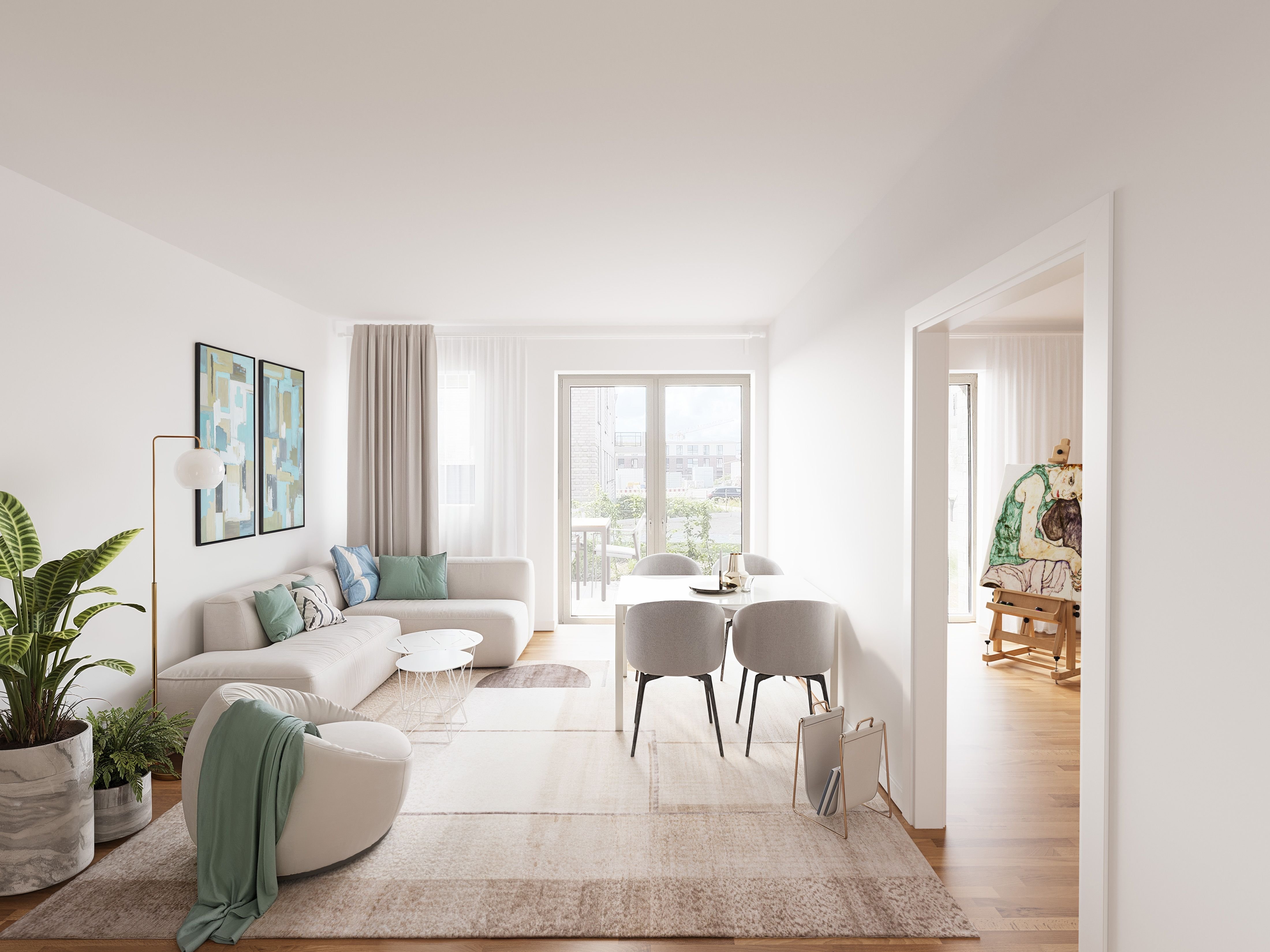 Wohnung zum Kauf provisionsfrei als Kapitalanlage geeignet 255.000 € 2 Zimmer 48,9 m²<br/>Wohnfläche Lindaunis-Weg 9 Kappeln 24376