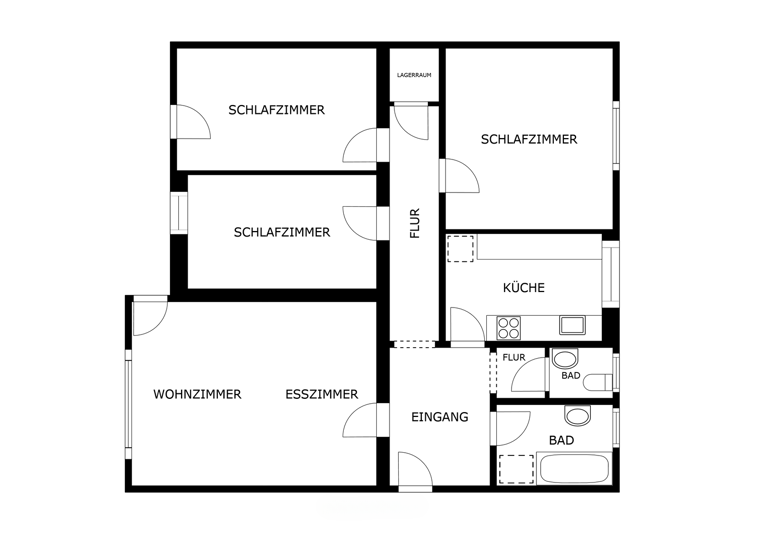 Wohnung zum Kauf 275.000 € 4 Zimmer 89 m² 2. Geschoss Günzach 87634
