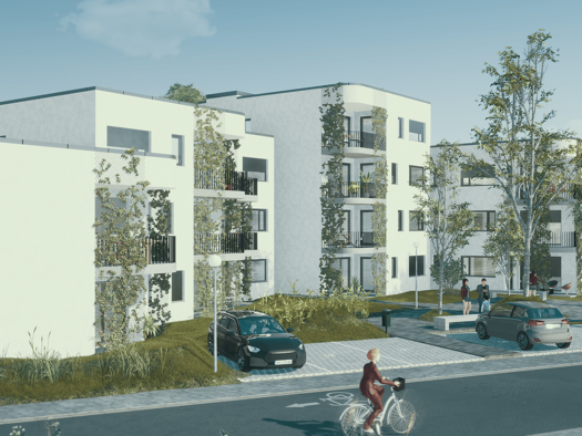 Penthouse zum Kauf - Neubau provisionsfrei 3 Zimmer 86 m² 4. Geschoss Heilsbronn 91560