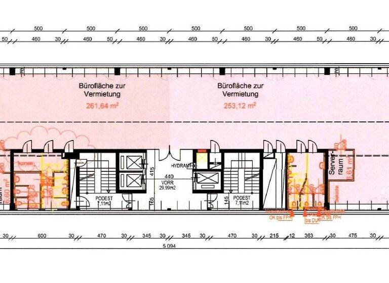Büro zur Miete 5.148 € 514,8 m² Bürofläche Wiener Neudorf 2351