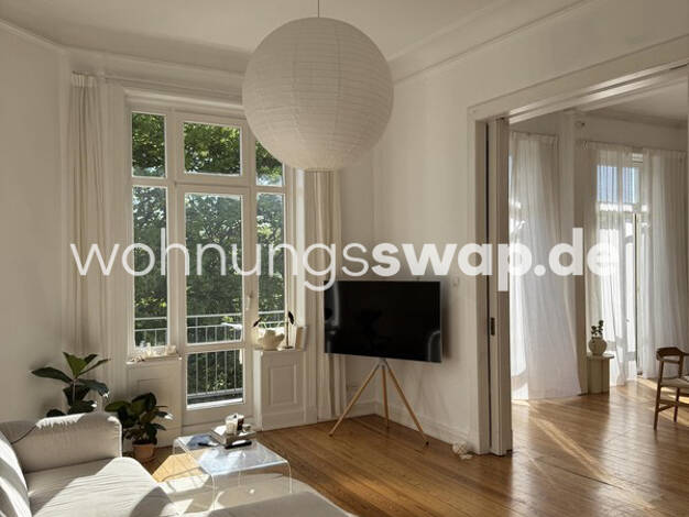 Studio zur Miete Tauschwohnung 1.600 € 4 Zimmer 108 m² 3. Geschoss Uhlenhorst Hamburg 22087