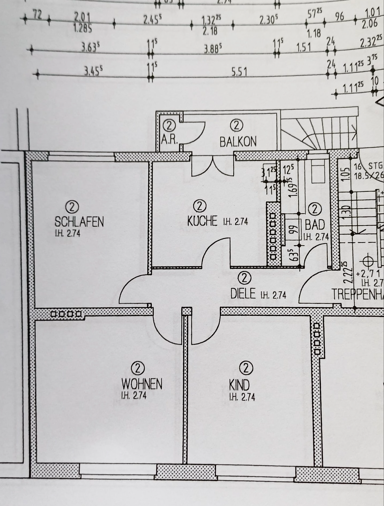 Wohnung zum Kauf 249.500 € 3 Zimmer 76 m² 1. Geschoss Ponttor Aachen 52072