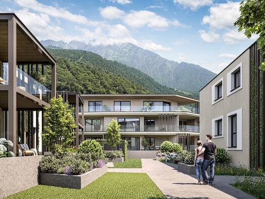 Terrassenwohnung zum Kauf - Erstbezug provisionsfrei 446.000 € 3 Zimmer 92,1 m² 1. Geschoss Mitterplars 13 Algund 39022