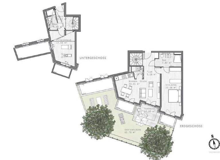 Wohnung zum Kauf - Erstbezug provisionsfrei 880.000 € 3 Zimmer 86,4 m² EG Fasanenstraße 17 Pasing-Obermenzing München 81247