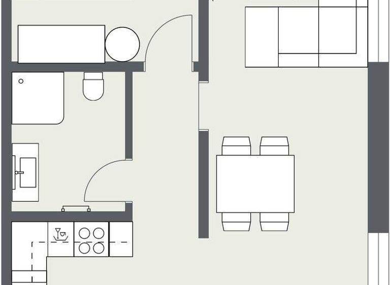 Wohnung zur Miete 1.050 € 2 Zimmer 55 m² 3. Geschoss Altglienicke berlin 12524