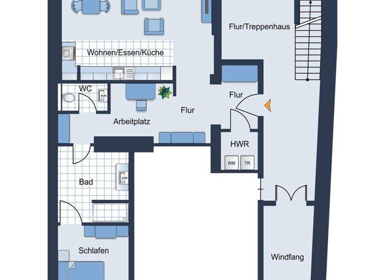 Wohnung zum Kauf 590.000 € 2 Zimmer 94 m² EG Innenstadt Lübeck / Innenstadt 23552