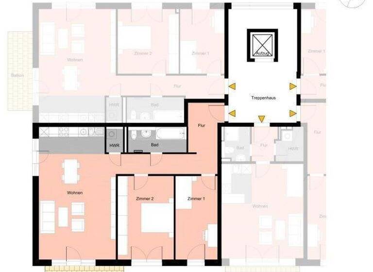Wohnung zur Miete 1.167 € 3 Zimmer 91,1 m² 2. Geschoss frei ab sofort Lönsweg 32 Stade 21680