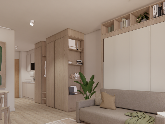 Wohnung zur Miete 1.139 € 1 Zimmer 28 m² Buschkrugallee 64 Britz Berlin 12359