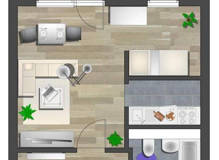 Studio zur Miete 229 € 1 Zimmer 35,8 m² 5. Geschoss frei ab 01.08.2026 Albert-Köhler-Str. 44 Morgenleite Chemnitz 09122