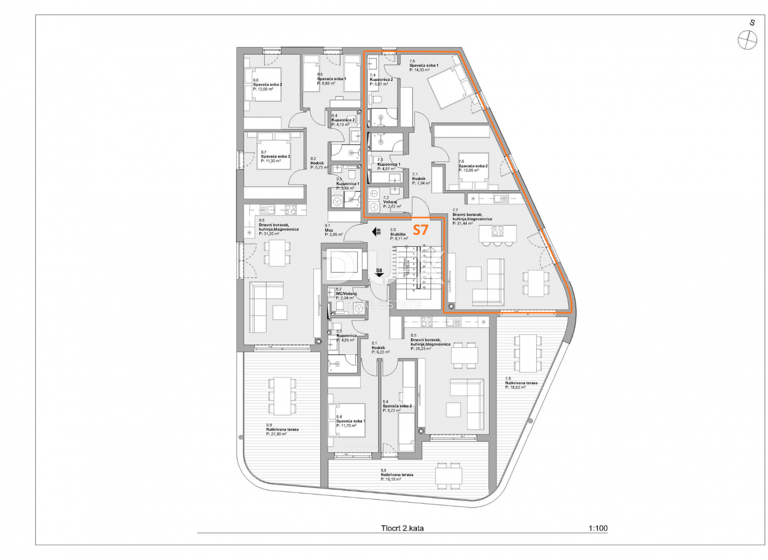 Wohnung zum Kauf 445.000 € 3 Zimmer 2. Geschoss Vodice 22211