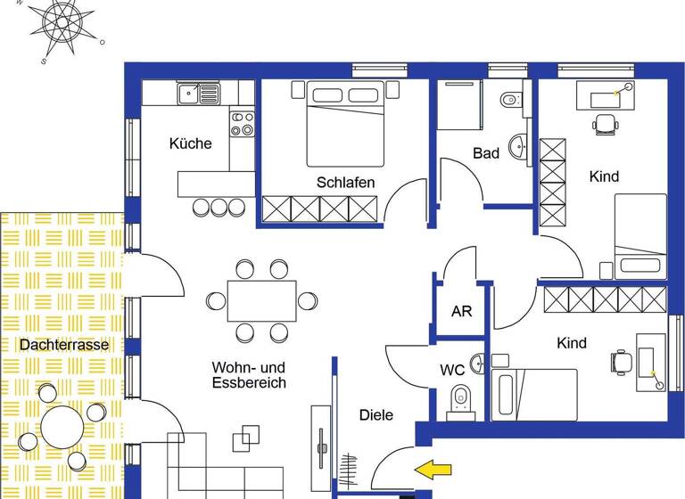 Penthouse zum Kauf 585.000 € 4 Zimmer 121 m² Weil im Schönbuch 71093