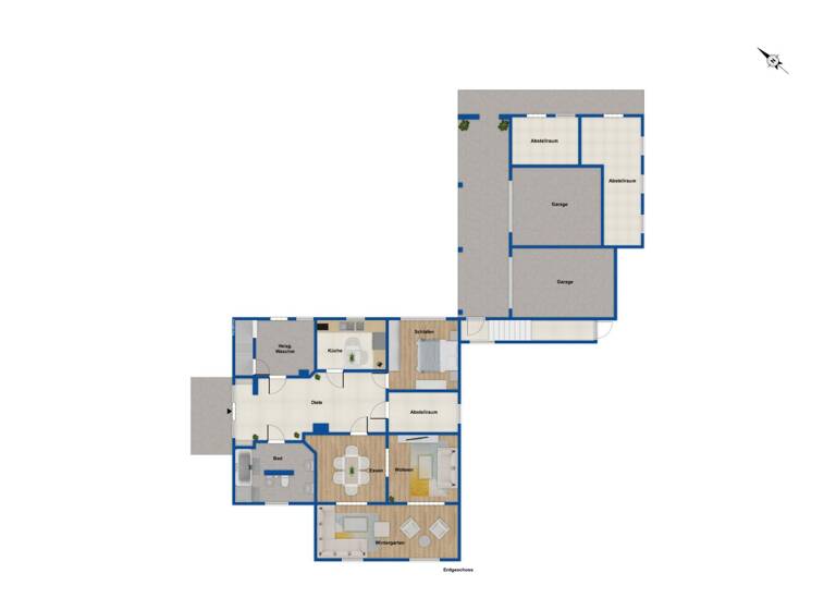 Mehrfamilienhaus zum Kauf 417.500 € 8 Zimmer 261 m² 1.517 m² Grundstück Bexhövede Loxstedt 27612